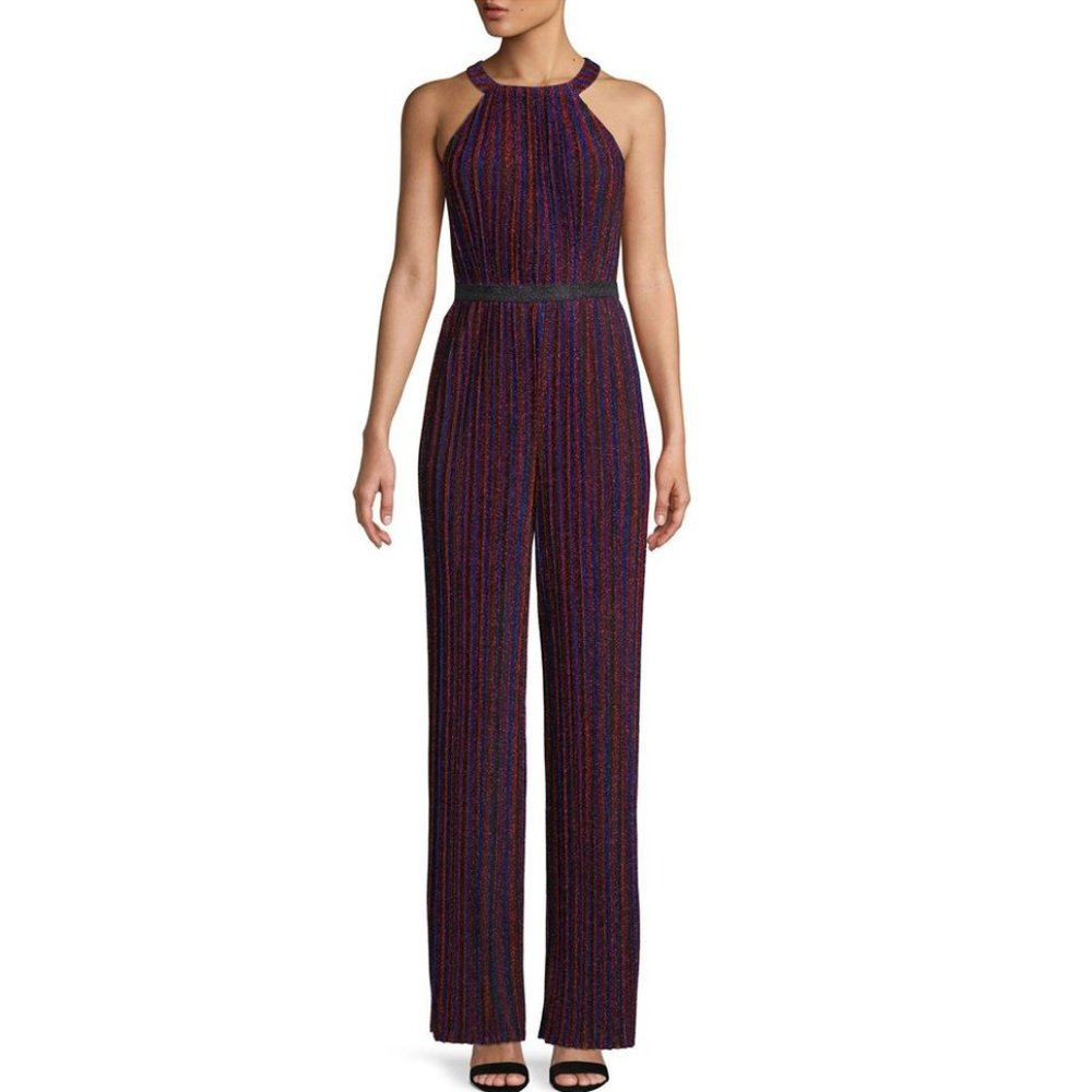BCBG MAX AZRIA (NWT) Striped Wide Leg Jumpsuit